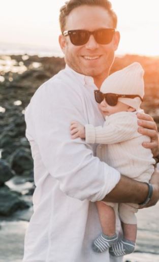 Zandy Reich with his cute little son Ever Leo